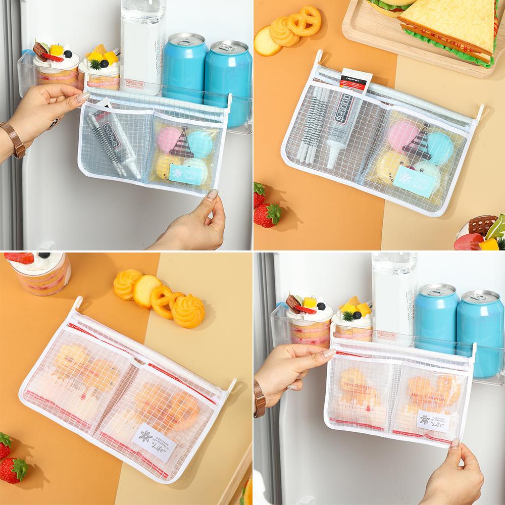 .Túi Lưới Đựng Đồ Treo Tủ Lạnh Tiện Lợi