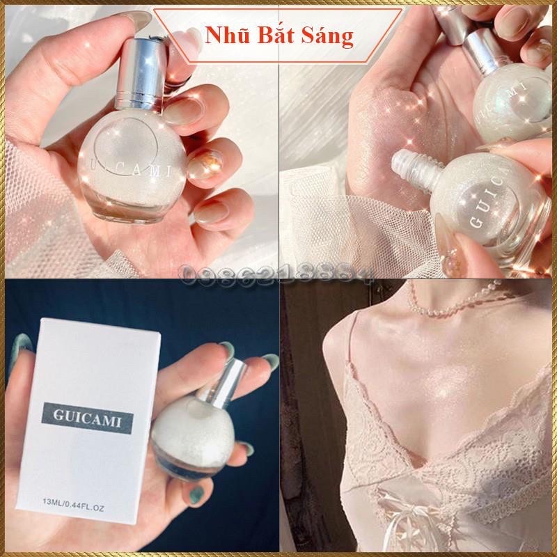 Nhũ lỏng highlight dạng chai lăn Guicami HLG1