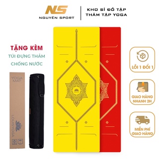 Thảm Louis Yoga phiên bản Asana - Thảm tập yoga cao su tự nhiên, định tuyến độ bám cao