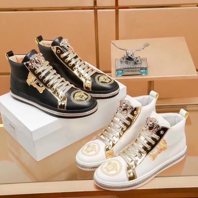 FALE SALE (Video) Siêu phẩm giày da vesax cao cổ đế khoá dây kim tuyến vàng Có Sẵn ⚡ CHẤT sịn : new L > ₛ * : ! ¹ * | BigBuy360 - bigbuy360.vn