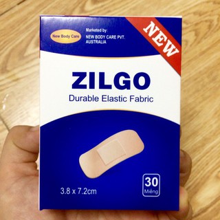 Hộp 30 miếng băng cá nhân y tế cá nhân zilgo