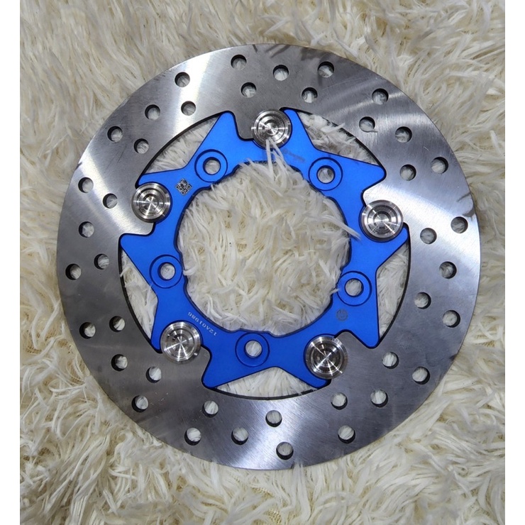 Đĩa sau exciter 150.155  size 220 lòng nhôm khoen inox  mẫu  ngôi sao