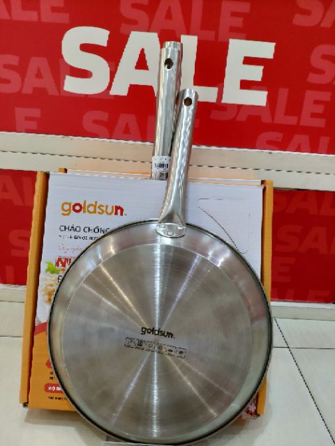 Chảo Inox Goldsun chống dính GPP03-FF28(28cm)