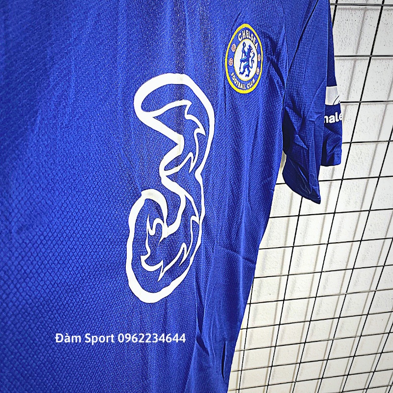 Bộ đồ áo đá bóng CLB Chelsea sân nhà 2022, Set quần áo đá bóng vải mè đẹp thấm hút mồ hôi