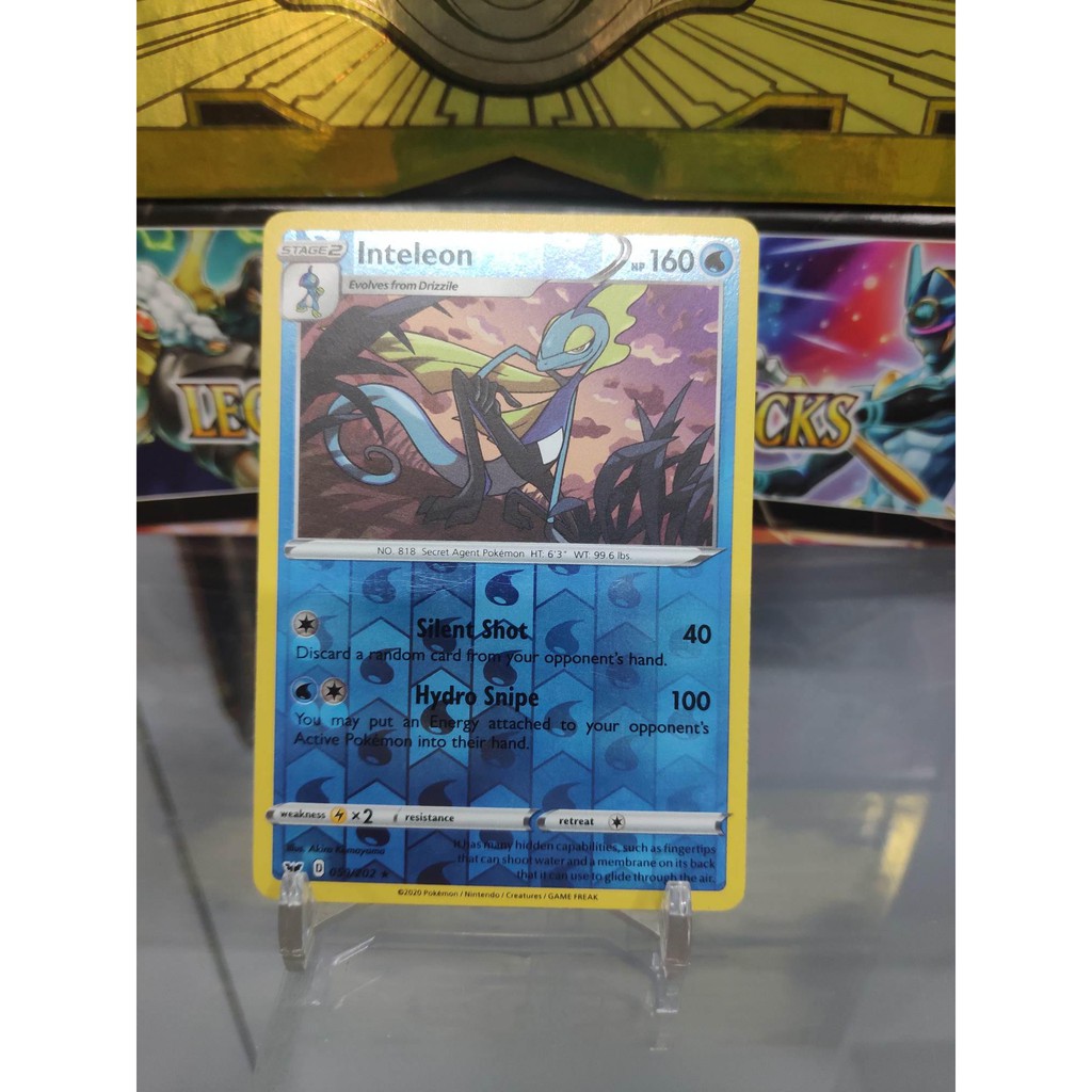 [ Dưa Hấu Yugioh ] Lá bài thẻ bài Pokemon Inteleon