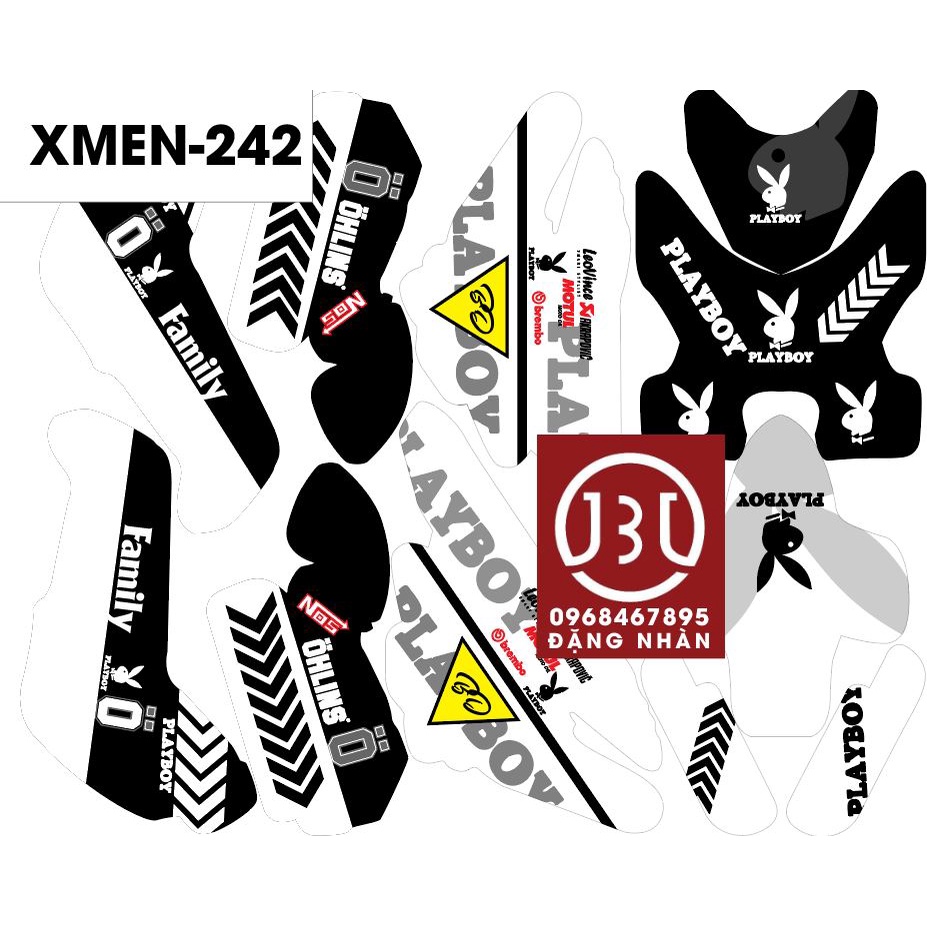 TEM TRÙM XE ĐIỆN XMEN MÃ 242