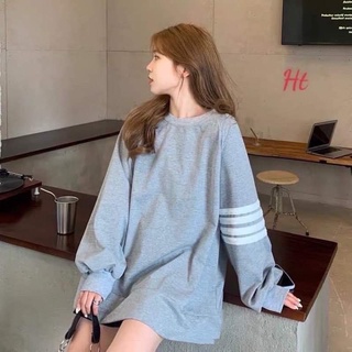 Áo nỉ bo sọc