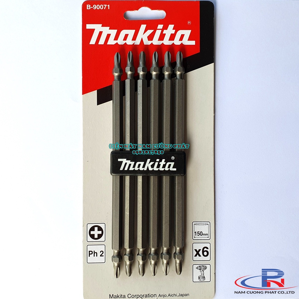 Mũi vặn vít kiểu 2 đầu Makita từ 45mm đến 150mm B-90071 B-90065 B-90059 B-90015 B-90009