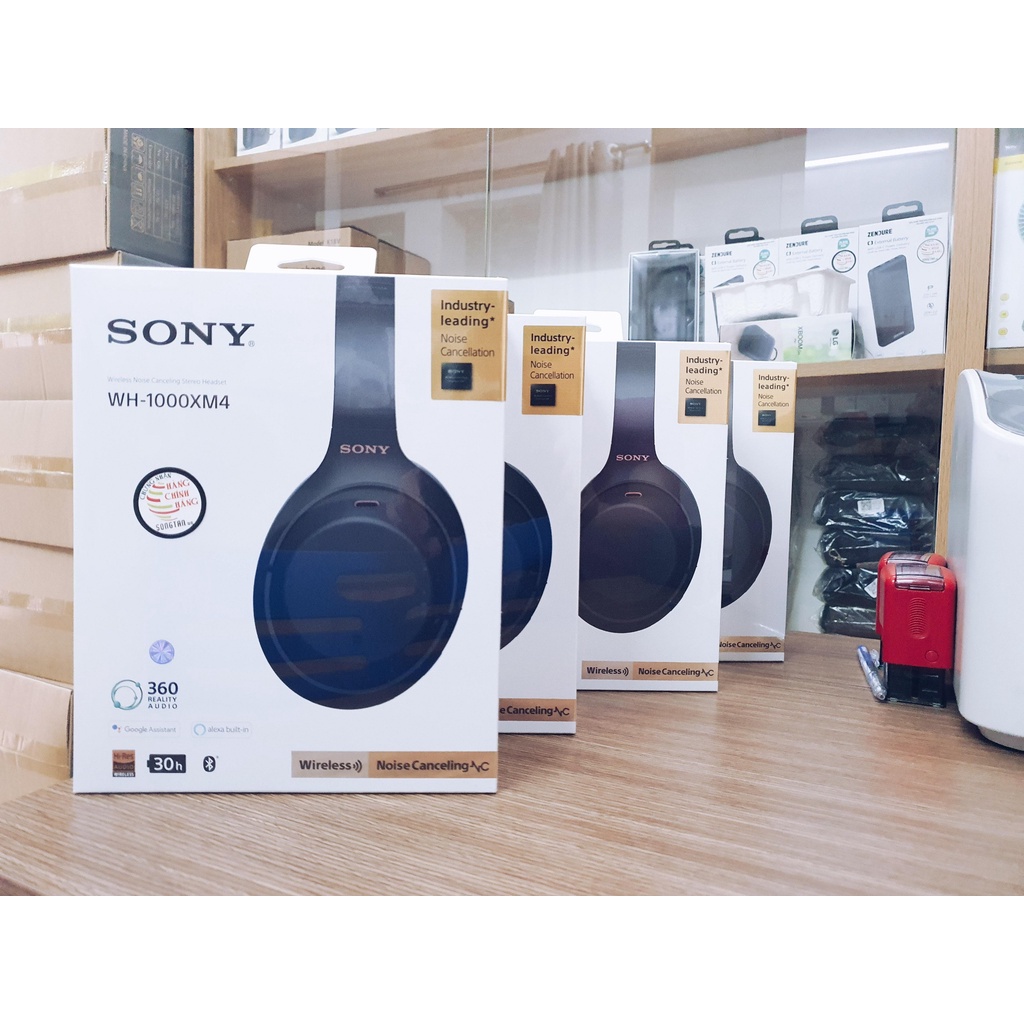 Tai Nghe Bluetooth Chụp Tai Sony WH-1000XM4 Hi-Res Noise Canceling - Hàng Chính Hãng