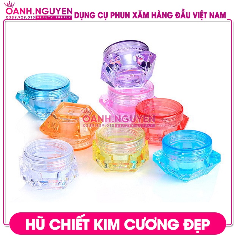 Hũ Chiết 3g, 5g (Loại Đẹp)/ Chiết Kem, Dưỡng, Mỹ Phẩm