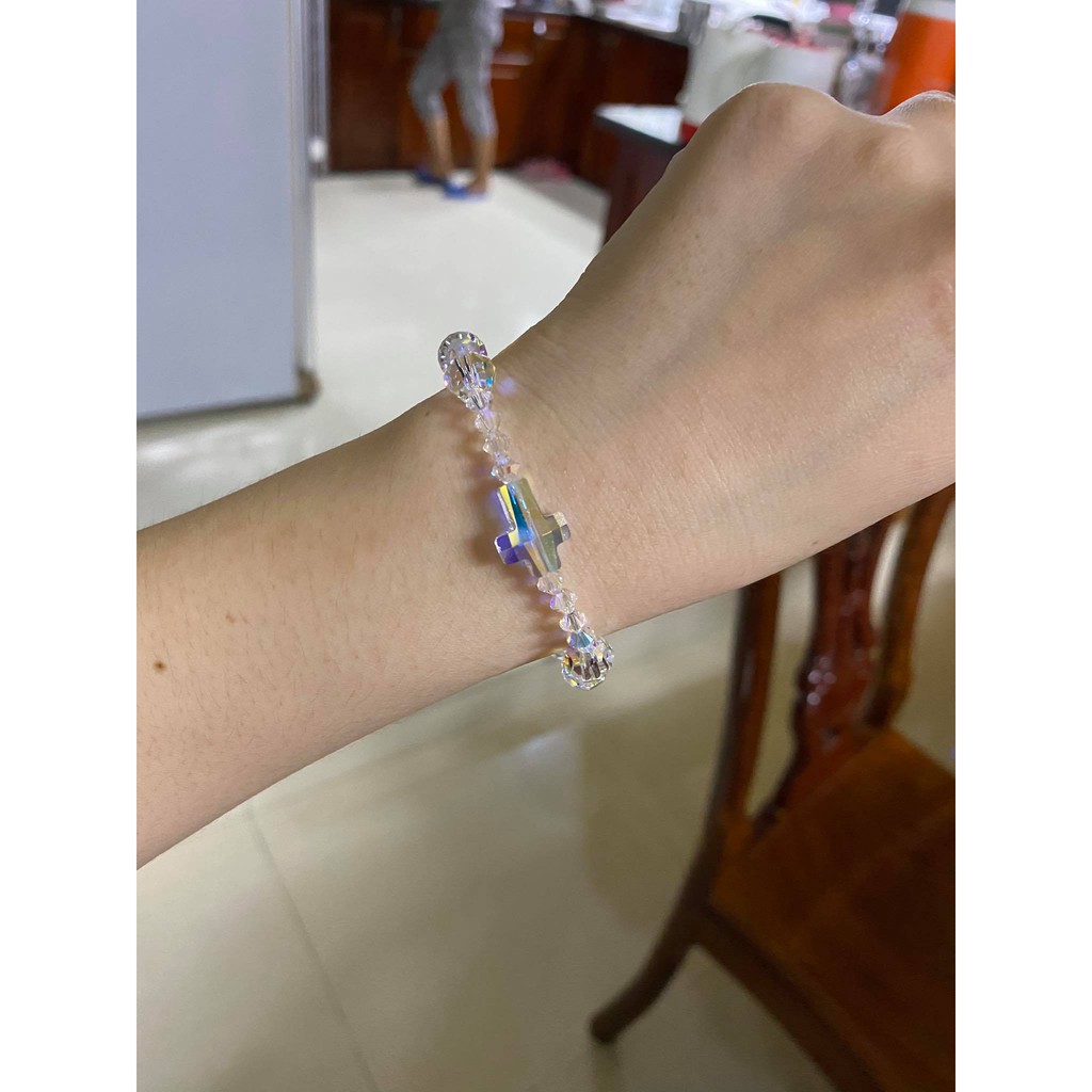 Chuỗi Mân côi - vòng đeo tay 10 hạt PL sáng bóng thanh lịch 10mm