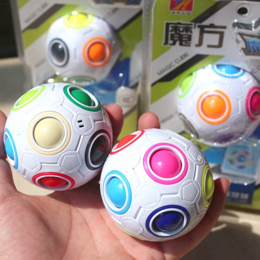 Rubik Spinner Quả Bóng Tròn Siêu Biến Thể Rubik Rainbow Ball Magic Ball YJ YongJun Siêu Xịn Rubik bóng