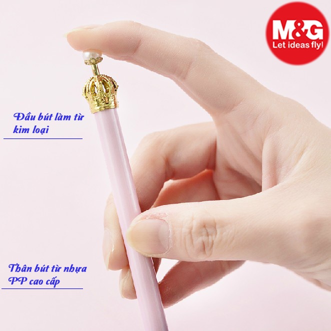 Butd chì kim công chúa AMP44801 quà tặng dành cho con gái sản phẩm bút chì kim cao cấp