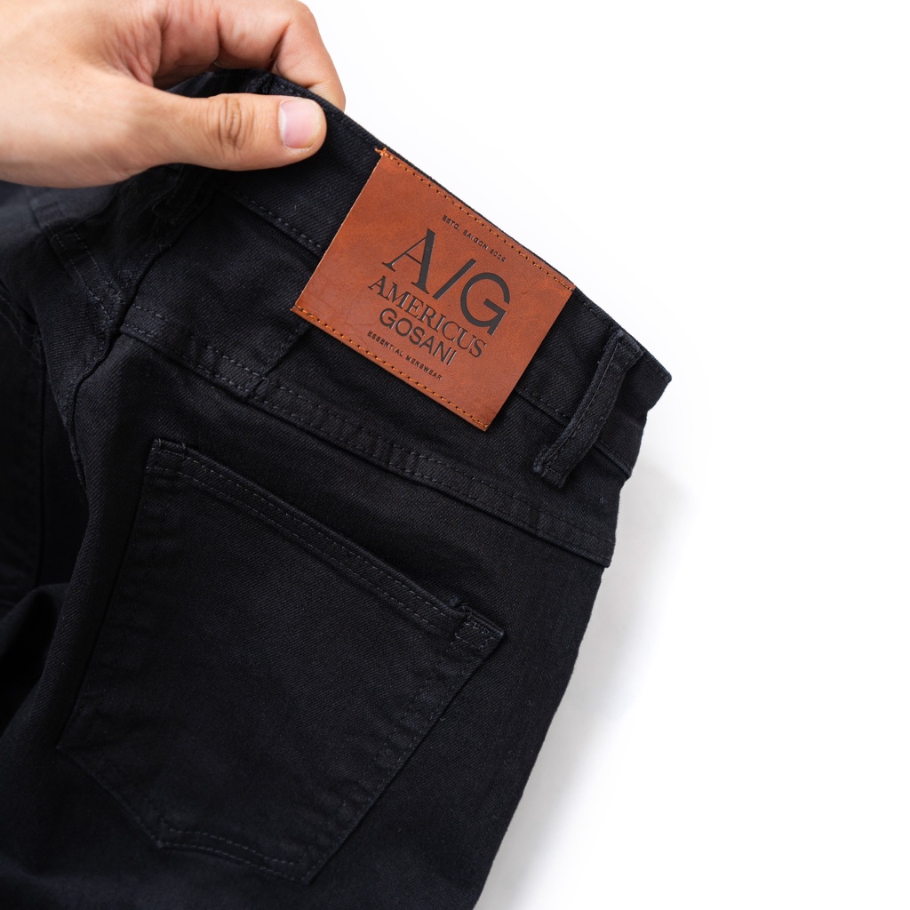 A/G Quần Jean Nam Cao Cấp Đen BASIC Phom Skinny Phong Cách Năng Động Trẻ Trung | BigBuy360 - bigbuy360.vn