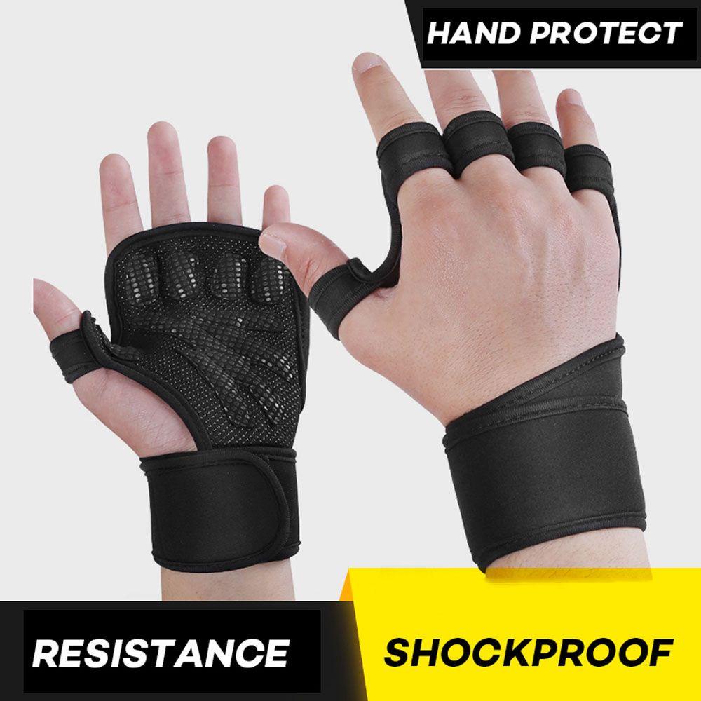 JARRED Găng Tay Hở Ngón Hỗ Trợ Nâng Tạ / Đạp Xe Tiện Lợi