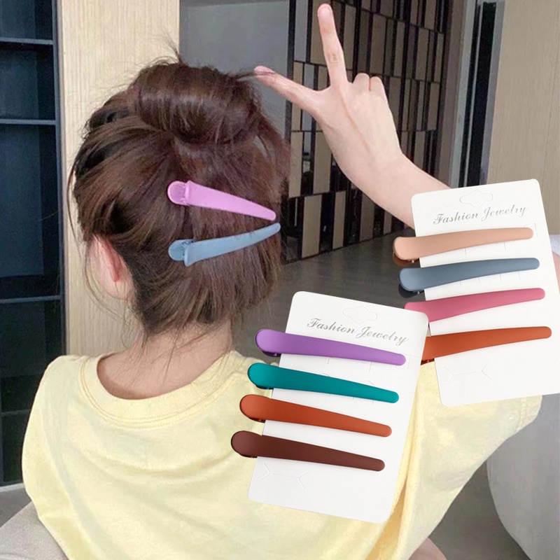 1 Kẹp Tóc Mỏ Vịt Trang Điểm Phong Cách Hàn Quốc Chuyên Nghiệp