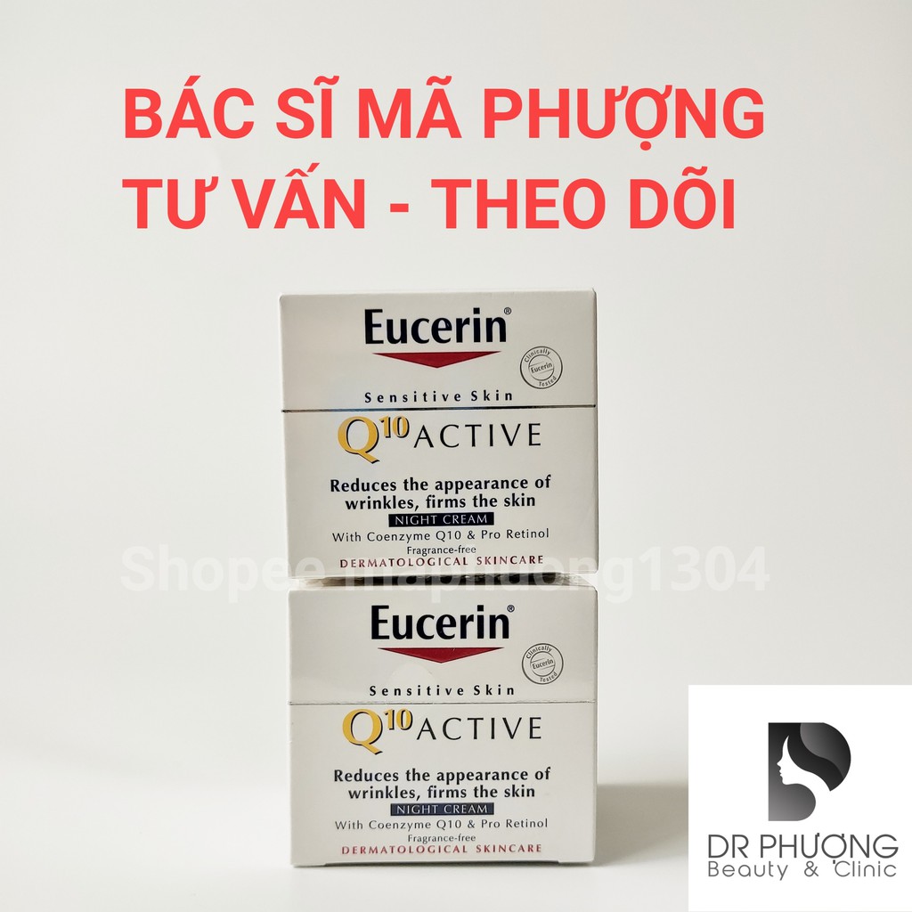 Kem dưỡng ban đêm ngừa nếp nhăn Q10 Eucerin (50g)