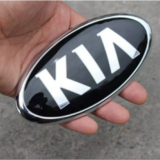 Logo biểu tượng KIA gắn trước và sau xe KIA