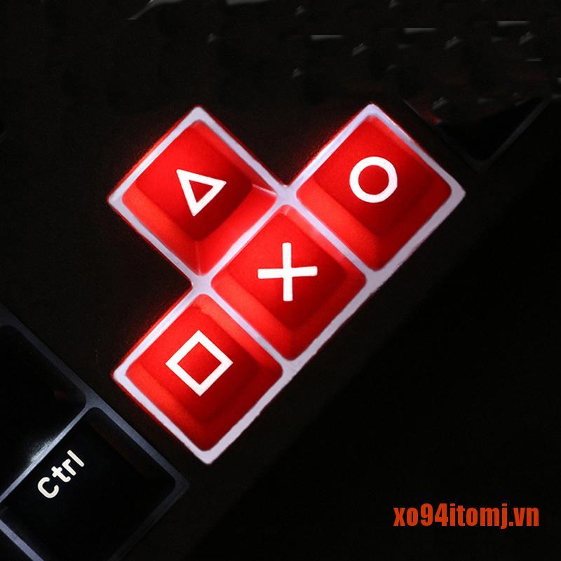 TOMJ ABS Direction Arrows Keys Keycaps Backlight Keycap For Gaming Keyboard Game