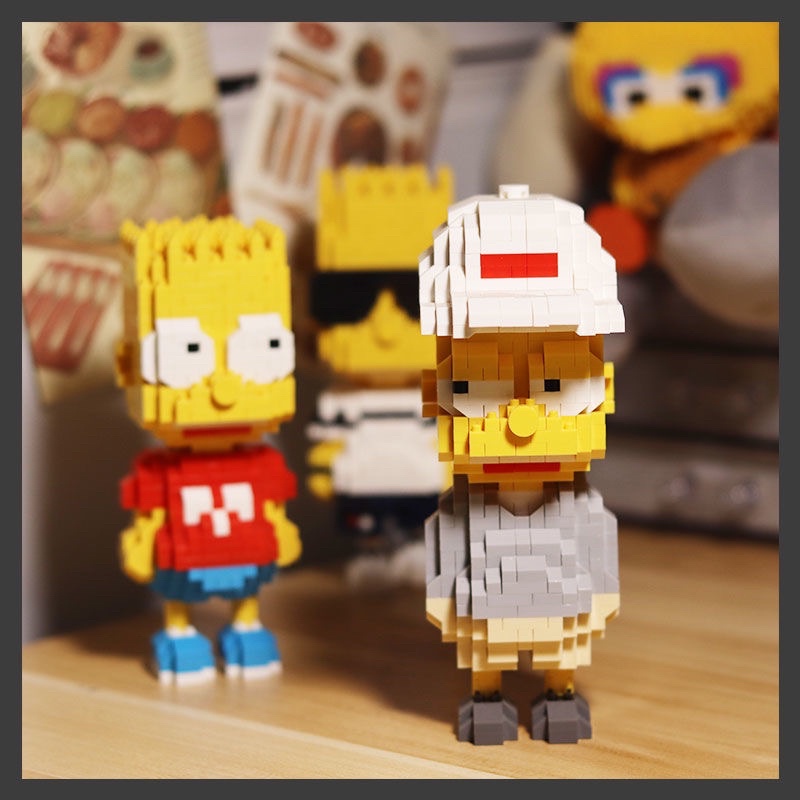 Mô Hình Lắp Ghép Lego Simpson nanoblock