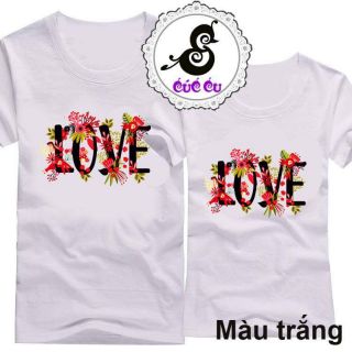 Áo đôi Love Hoa Cá Tính 010320185D034