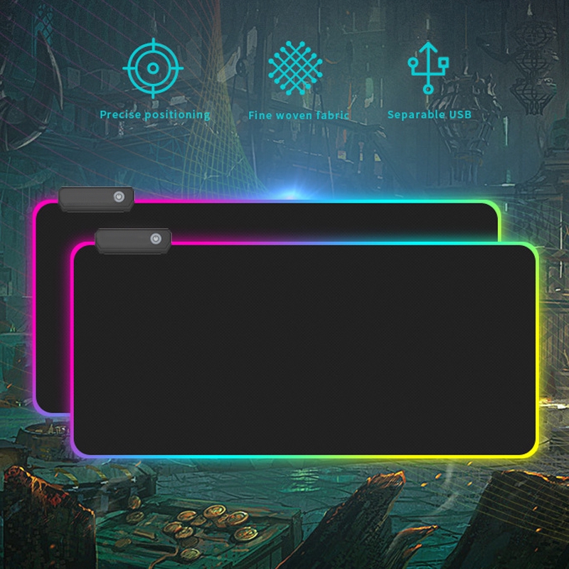 Miếng Lót Chuột Gaming Đèn Led Nhiều Màu