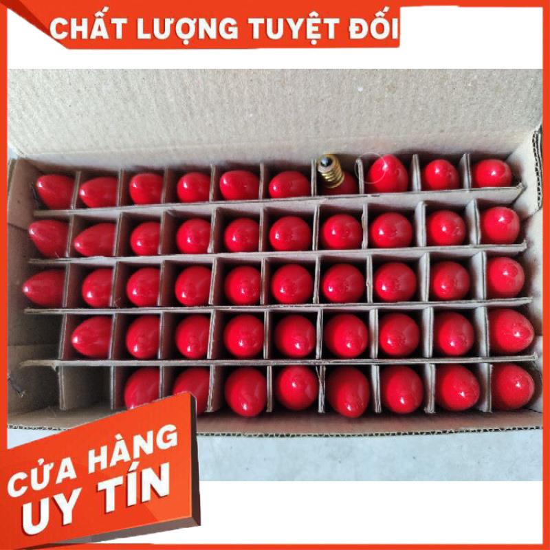 combo 5 Bóng ớt đuôi e12,bóng đèn bàn thờ,bóng cana,bóng ớt đỏ