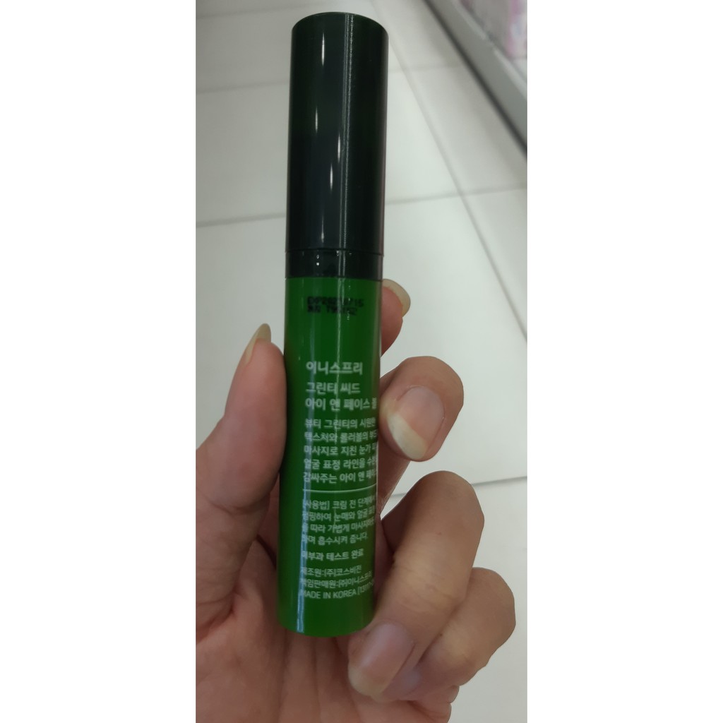 Lăn mắt Innisfree 10ml - Green Tea Seed Eye &amp; Face Ball (MP7557)