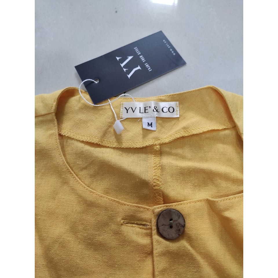 Đầm Yv le / Quần yếm chất linen Yv le M | BigBuy360 - bigbuy360.vn