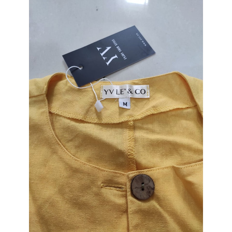 Đầm Yv le / Quần yếm chất linen Yv le M | BigBuy360 - bigbuy360.vn