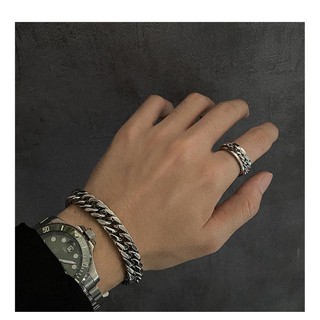 Nhẫn nam kết xích Vương Nhất Bác Unisex