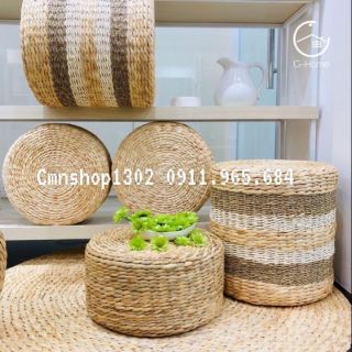 Đôn lục bình mix cói và cây lá buông hàng chọn
