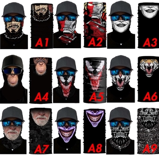 Khẩu Trang Dày Chống Bụi Chống Nắng Thoáng Khí In Hình Đầu Lâu Joker 3D Thời Trang