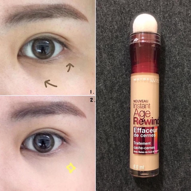 (LUÔN HỎI KHO TRƯỚC KHI ĐẶT) CHE KHUYẾT ĐIỂM (nhất là quầng thâm) maybelline INSTANT AGE REWIND | BigBuy360 - bigbuy360.vn