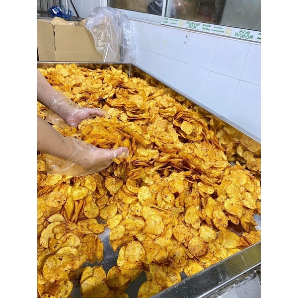 [Nhà Làm Ngon 100%] Khoai Tây Lắc Mắm Ớt - Mắm Hành &amp; Sốc Trứng Muối KHÔNG Pha Bột Ko Gắt Dầu Siêu Thơm Giòn Vị Đậm Đà