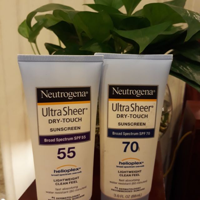 KEM CHỐNG NẮNG ##NEUTROGENA ULTRA SHEER DRY TOUCH SPF 55 - SPF 70