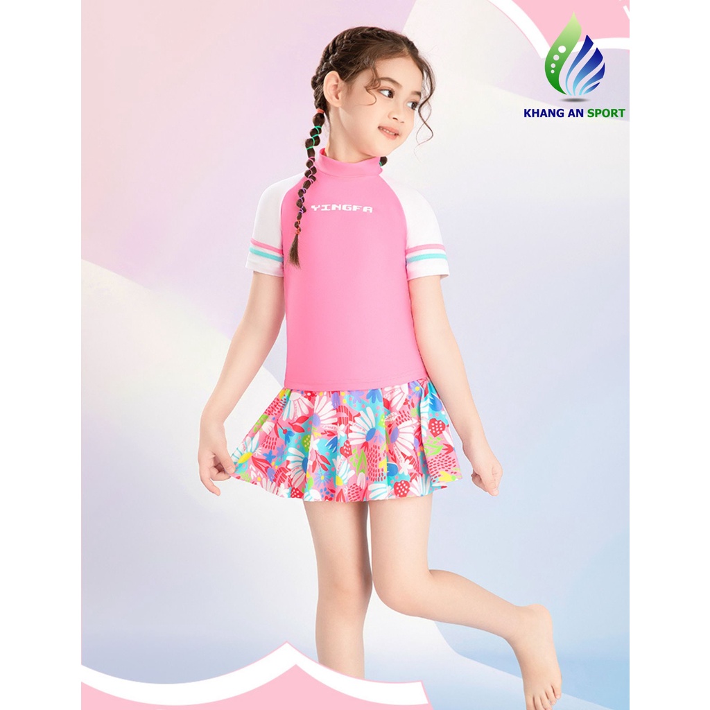 Bộ váy áo bơi rời bé gái Yingfa Y0539 Từ 20-40kg