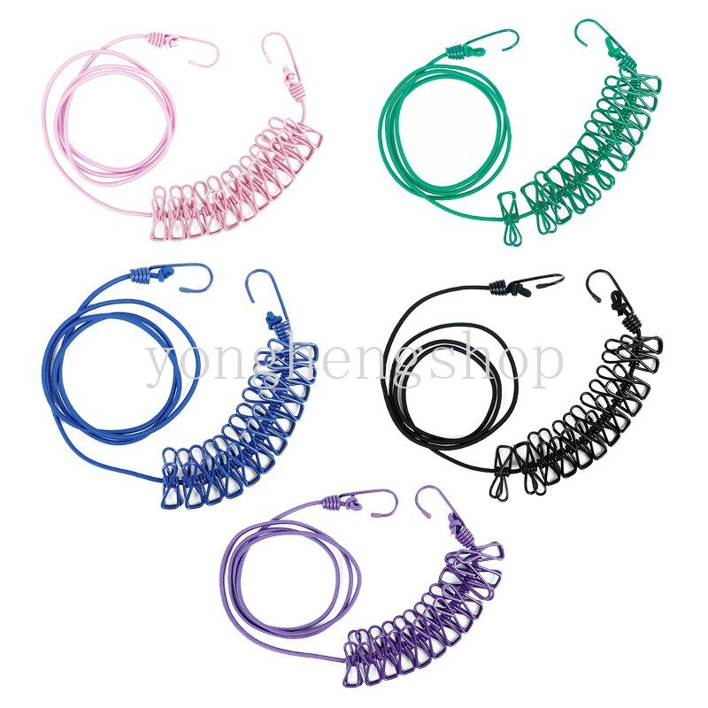 Dây Phơi Quần Áo Có Kẹp Tiện Lợi