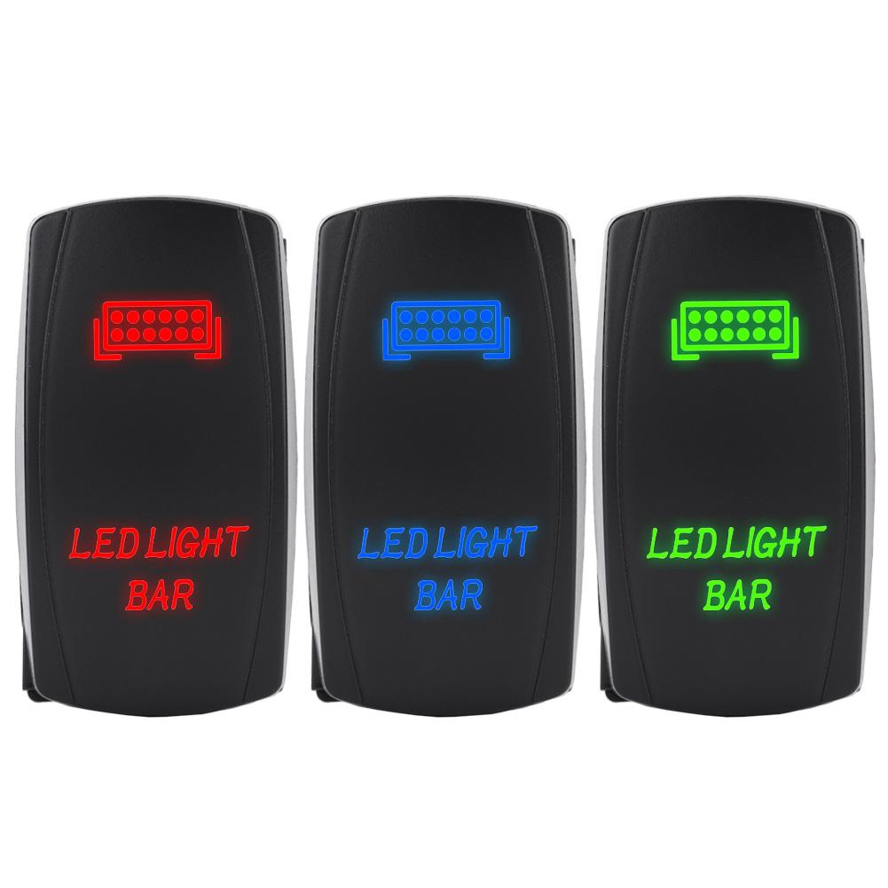 Công tắc đèn LED 12V 24V chống thấm nước tiện dụng cho xe hơi/xe tải/thuyền