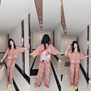 [Đồ Ngủ] Đồ Ngủ Pijama Cực Mát Nữ
