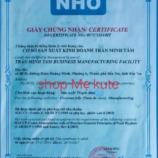 thạch dừa khô 500g