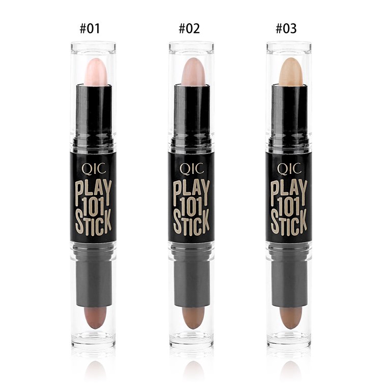 Thỏi kem che khuyết điểm/ tạo khối 2 đầu QIC thiết kế nhỏ gọn dễ mang theo | BigBuy360 - bigbuy360.vn