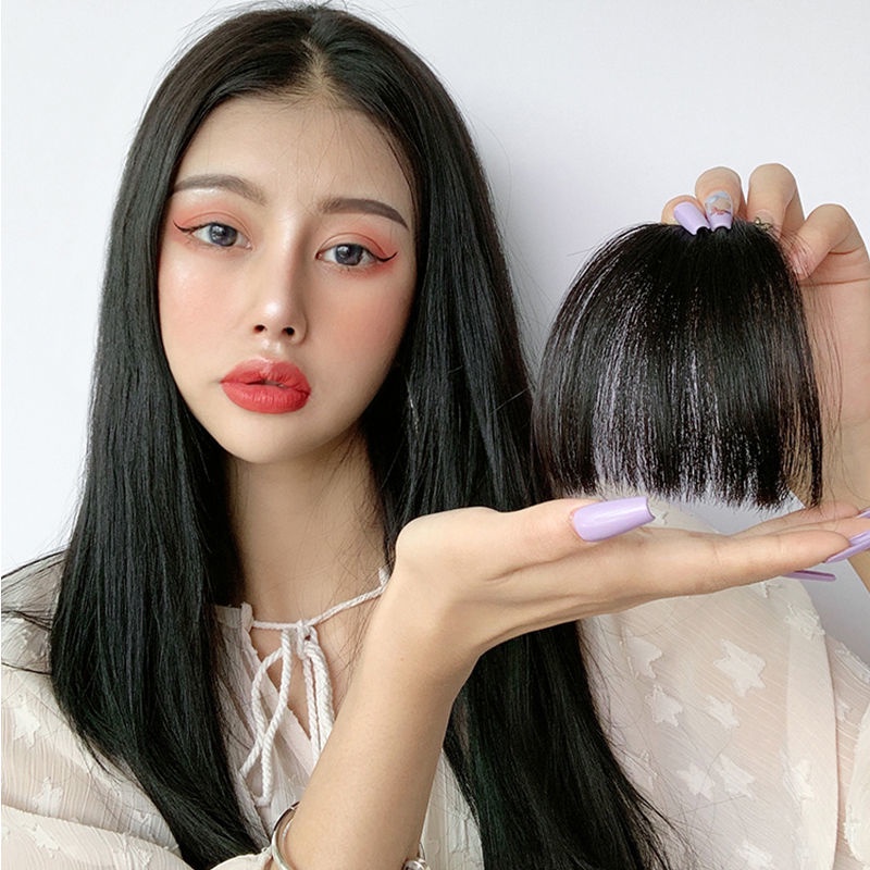 Tóc Giả Mái Ngang Màu Sáng Phong Cách Truyện Tranh Sideburns