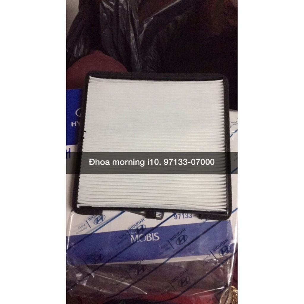 Lọc gió điều hòa ô tô Huyndai I10, Kia Morning, Kia Picanto, Hyundai Eon Mã 9713307010 hoặc 971330700