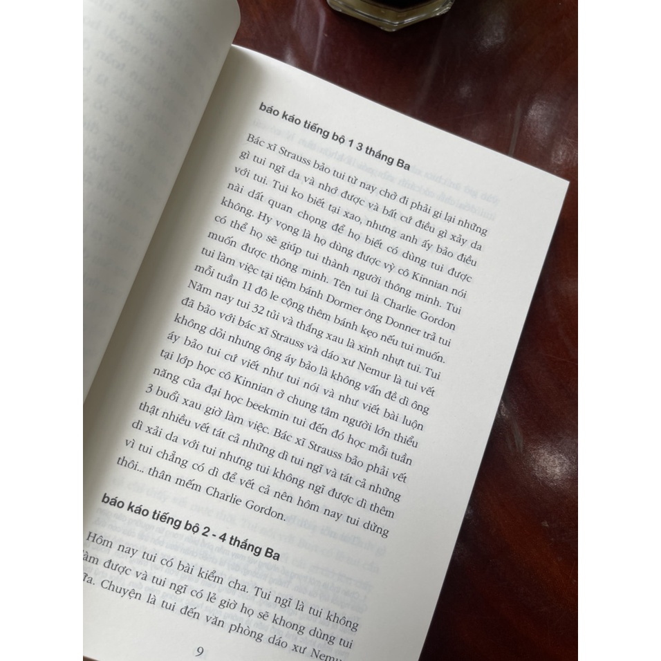 Sách - [giải Nebula Award] Hoa trên mộ Algernon - Daniel Keyes - Nhã Nam (tái bản 2022) (bìa mềm)