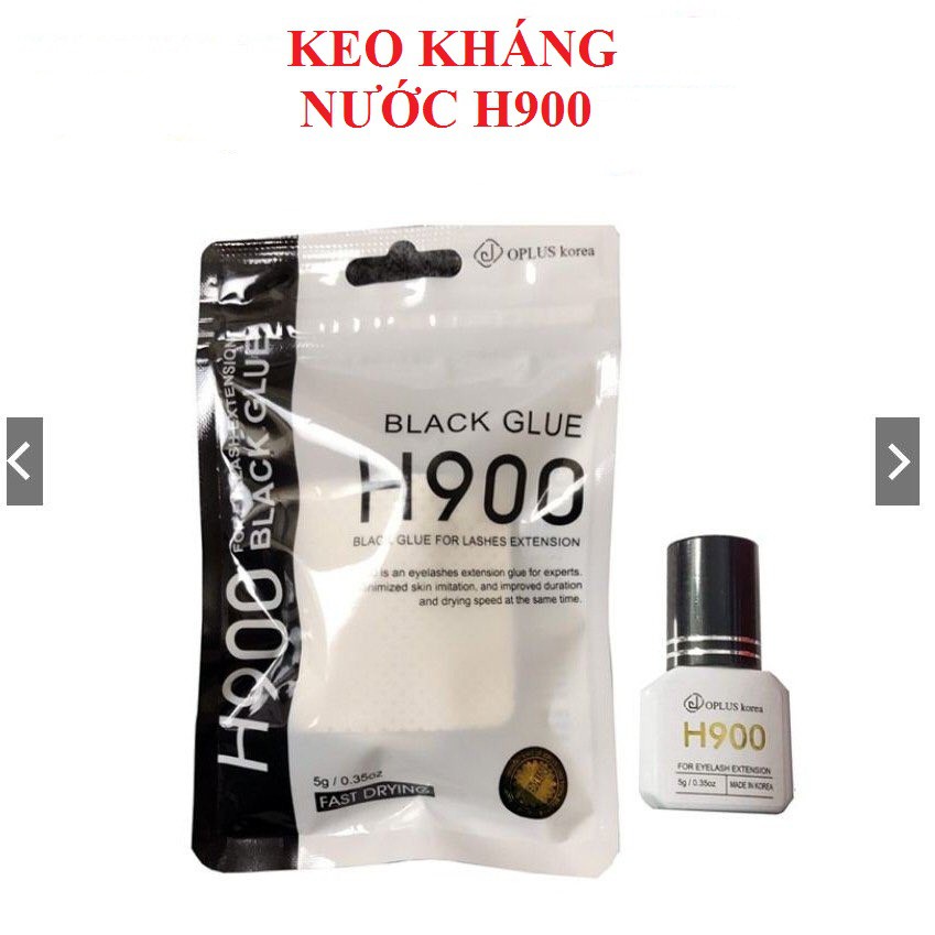 Keo nối mi H900, kháng nước, mối keo dẻo, khô 1-2s, bền 5-7 tuần, dành cho thợ nối mi chuyên nghiệp