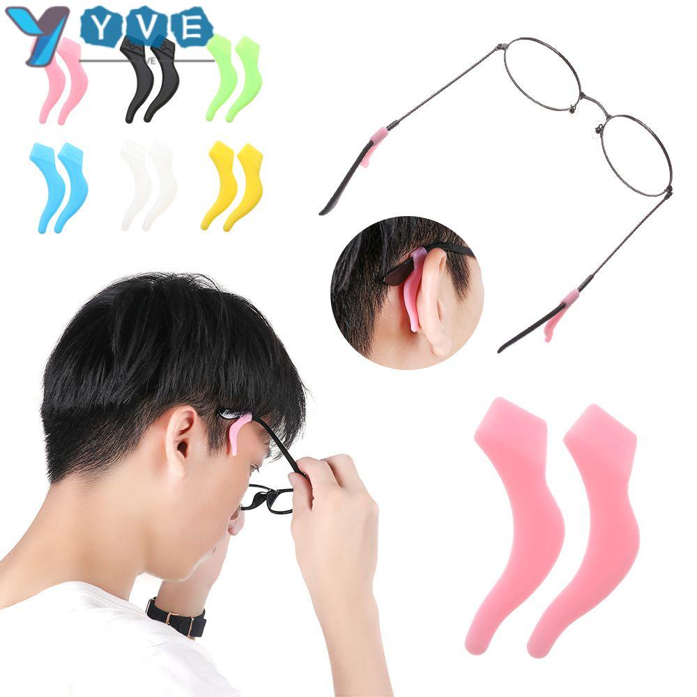 Set 2 Cặp Phụ Kiện Giữ Mắt Kính Bằng Silicon Chống Trượt