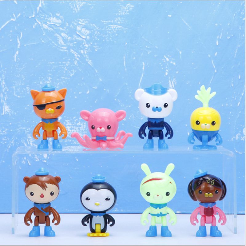 Bộ Sưu Tập Búp Bê Nhân Vật Phim The Octonauts (8 Cái)