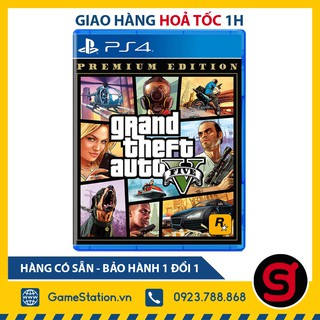 Đĩa Game PS4: Grand Theft Auto V Premium Edition (GTA 5)