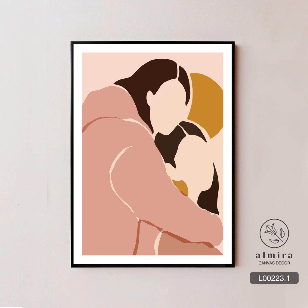 ⚡️ Tranh Canvas decor treo tường nghệ thuật Almira ⚡️ - tặng đinh treo 3 chân [L002] | BigBuy360 - bigbuy360.vn